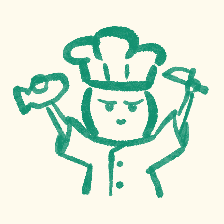 Random profile picture, an illustrated chef